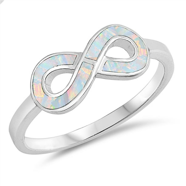 USA Seller Tiny Infinity Ring Sterling Silver 925 Size 1 